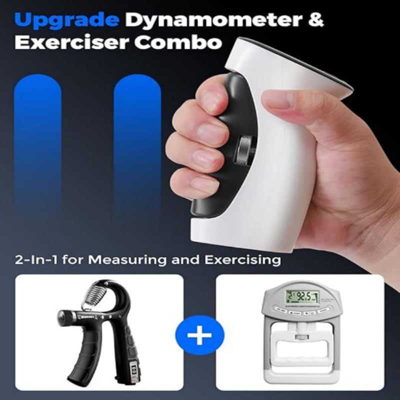 Electronic Grip Power Trainer,Smart Hand Dynamometer,LED Display Hand Grips Measurement.